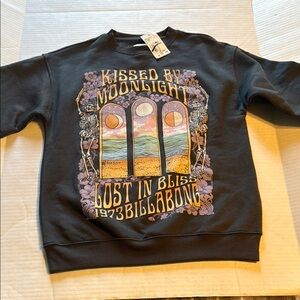 Billabong Black Graphic Sweatshirt